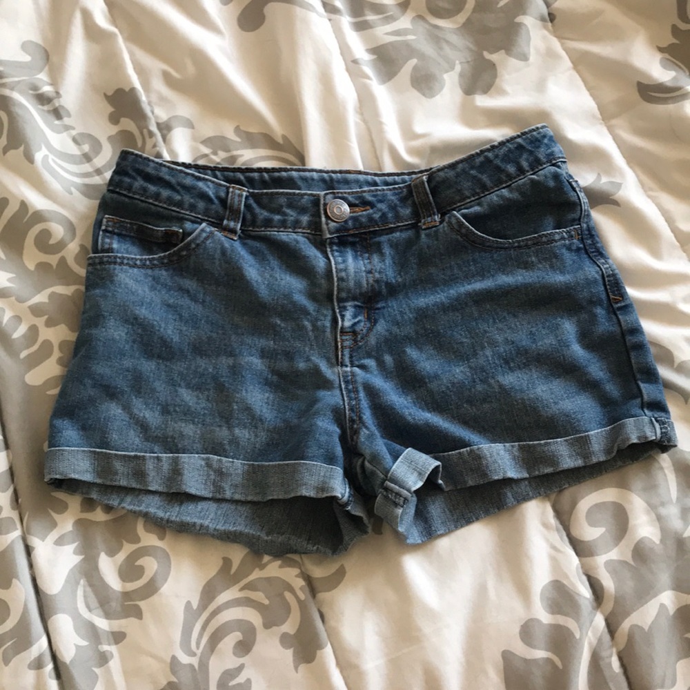 Denim shorts